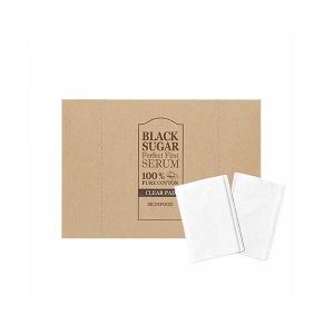 Skinfood Black Sugar Perfect First Serum Cotton Pad- 60 Pad