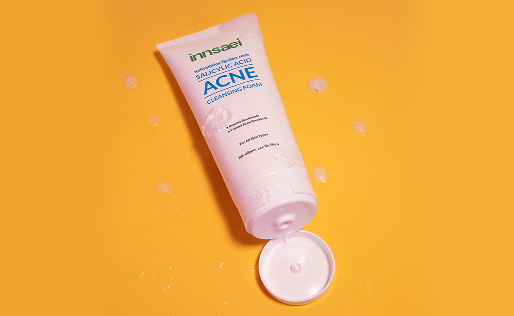 INNSAEI SALICYLIC ACID ACNE SOLUTION CLEANSING FOAM